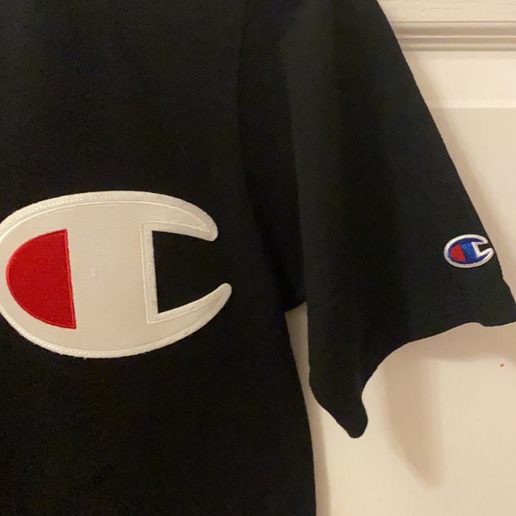 Champions black t-shirt UNISEX SIZE S - Picture 2 of 4